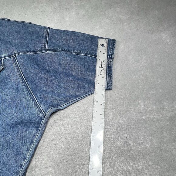 Gloria Vanderbilt X Christian Siriano Jean Denim Dress Size 10 Dolman Sleeve - Picture 9 of 13